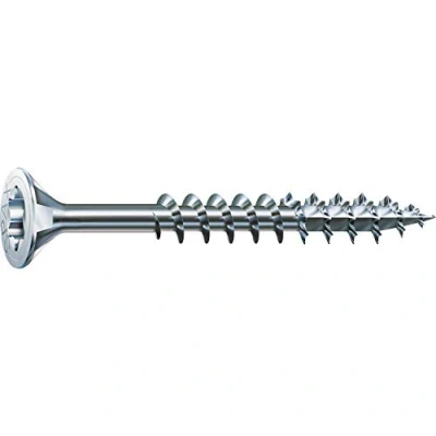 Abbildung von SPAX 3337008, Schraube, Stahl, Flachkopf, Inbusschlüssel (Sechskant), Metallisch, 4 cm