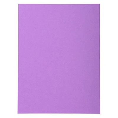 Abbildung von Exacompta 420016E 100er Pack Aktendeckel Forever® 170 g/m2 Aus Recycling Karton für DIN A4 Blauer Engel ideal die lose Blatt Ablage flieder Sammelmappe Dokumentenmappe
