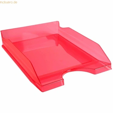 Abbildung von 10 x Exacompta Briefablage Ecotray Linicolor A4 transluzent himbeer
