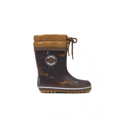 Abbildung von Mikk line Warm Gefütterte Gummistiefel Kinder 19 Molé Wasserdicht Regenstiefel für Jungen und Mädchen Winddicht Thermo Regenschuhe Mit Reflektiernde Details