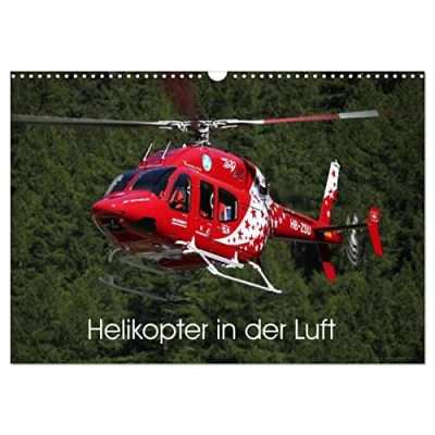 Abbildung von Helikopter in der Luft (Wandkalender 2025 DIN A3 quer), CALVENDO Monatskalender