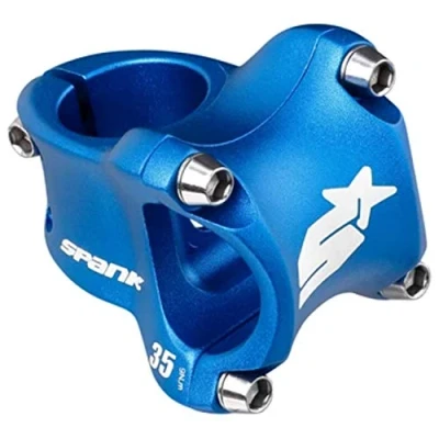 Abbildung von Spank Sike Race 2.0/LG.35 mm/Durchmesser 31,8 mm Vorbau, Mountainbike, E Bike, Unisex, Erwachsene, Blau
