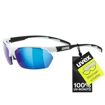 Abbildung von Uvex Sportstyle 114 Sportbrille white/black, Größe: One Size, White/black