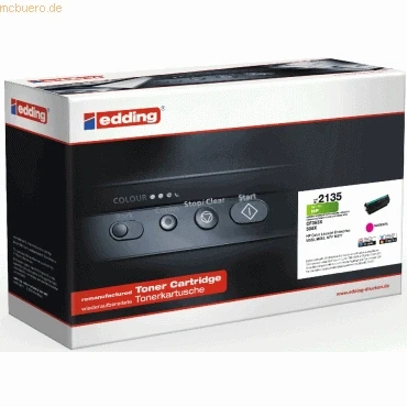 Abbildung von edding Toner EDD 2135 Magenta Reichweite 9500 Seiten Ersetzt HP 508X (CF363X)