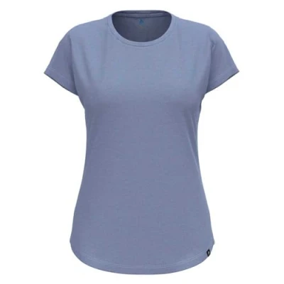 Abbildung von ODLO Essential Natural Tshirt basic, Damen, Größe: 40, Blue heron melange