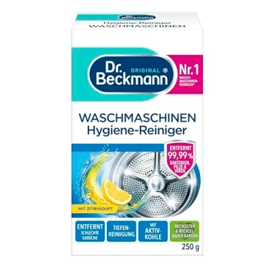 Abbildung von Dr. Beckmann Waschmaschinen Hygiene Reiniger, Maschinenreiniger, 6x 250 g Waschmaschinenpflege (6 St)