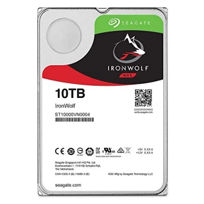 Abbildung von Seagate Ironwolf 3.5 „10 TB interne Festplatte HDD 3 Jahre Garantie 256MB 7200rpm 24 Stunden Betrieb PC NAS für die RV Sensor ST10000VN0004