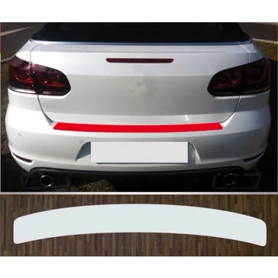 Abbildung von is tuning kompatibel mit VW Golf 6 Cabriolet ab 2011 Lackschutzfolie Ladekantenschutz transparent