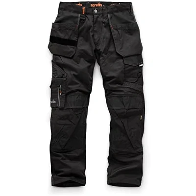 Abbildung von Scruffs Arbeitshose mit Holstertaschen„Trade“, schwarz 44R / 44 (T55213)