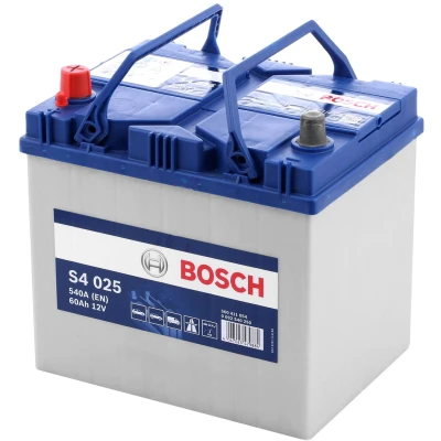 Abbildung von BOSCH S4 0 092 S40 250 Batterie 12V 60Ah 540A B00 NISSAN: 200SX, Juke, LEXUS: IS I Limousine, CHEVROLET: Aveo / Kalos Schrägheck