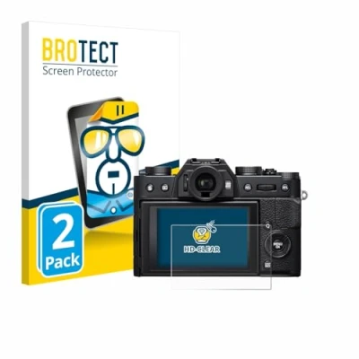 Abbildung von BROTECT (2 Stück Schutzfolie für Fujifilm X T20 Displayschutz Folie Ultra Klar
