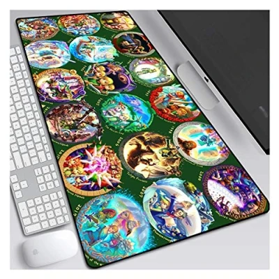 Abbildung von Mauspad Legende von Zelda Speed ​​Gaming Mousepad XXL 900 x 400mm Großformat 3 mm Dicke Basis Perfekte Präzision und Geschwindigkeit, R