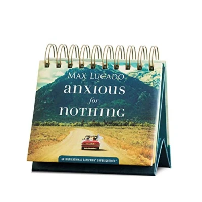 Abbildung von DaySpring Max Lucado Anxious for Nothing an inspirational DayBrightener Ewiger Kalender (10174)