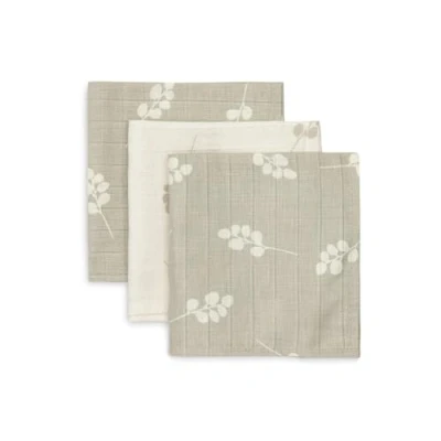 Abbildung von Jollein Musselin Waschlappen 3er Pack, Twig Wild Rose