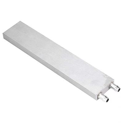 Abbildung von Garsent Wasserkühlungsblock, Aluminium, CPU Kühler, Wasserkühler, Kühlkörper für PC und Laptop.
