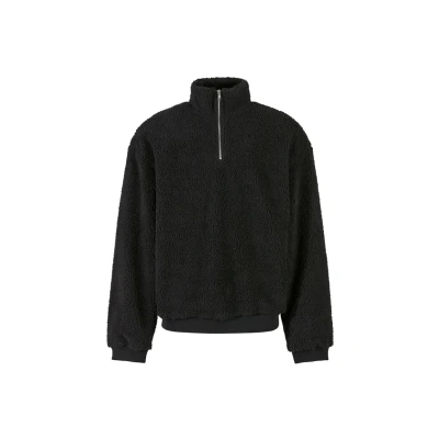 Abbildung von Urban Classics Troyer Fleecepullover, Herren, Größe: 3XL, Black