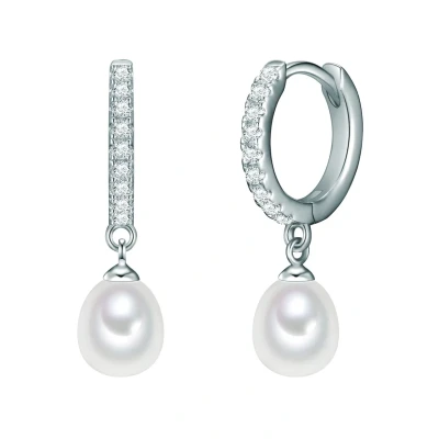 Abbildung von Valero Pearls ÜSSWASSER Zucht Ohrringe, Damen, Größe: One Size, Silber