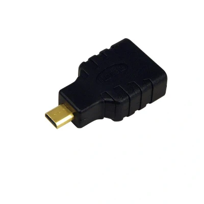 Abbildung von HDMI Type A Female to Micro D Male Adapter, Schwarz