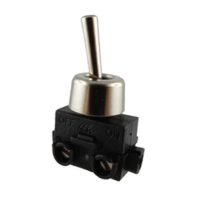 Abbildung von 250V 2A Wippschalter Ein/Aus mit Metall Befestigungsmutter (2)