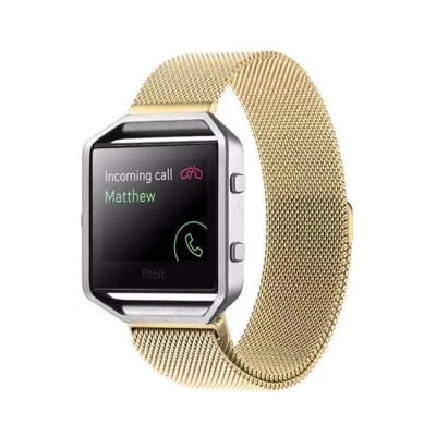 Abbildung von Milanaise Fitbit Blaze Uhrenarmband nur für Farbe Gold