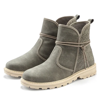 Abbildung von Vivance Boots, Stiefel Stiefelette mit raffinierten Bindebändern VEGAN