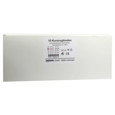 Abbildung von Kurzzugbinde 8 cmx5 m 10 St