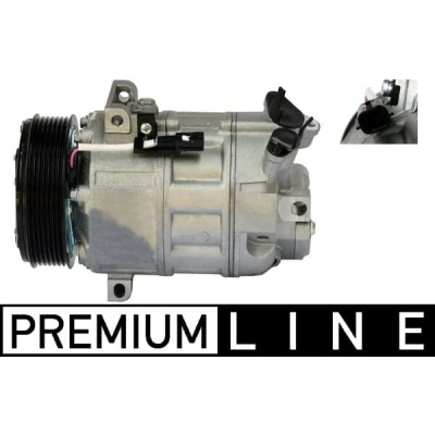 Abbildung von MAHLE ORIGINAL ACP 72 000P Kompressor DCS17IC 12 PAG 100 R 134a RENAULT: ESPACE 4, TRAFIC 2 Bus, Kasten, OPEL: Vivaro A Kastenwagen