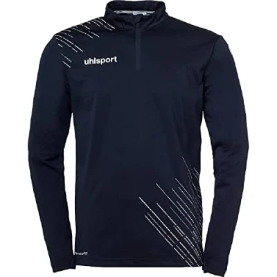 Abbildung von uhlsport Score 26 1/4 Zip Top Herren Sport Jacke Sweatshirt Sweatjacke Pullover Fußball Fitness Gym Hoody Pulli smartbreathe FIT atmungsaktiver Stoff aus recyceltem Polyester