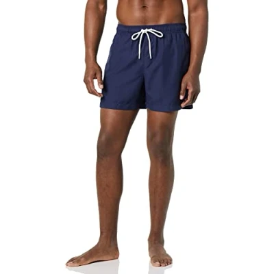 Abbildung von Amazon Essentials Herren Badehose, schnell trocknend, 13 cm, Marineblau, 3XL