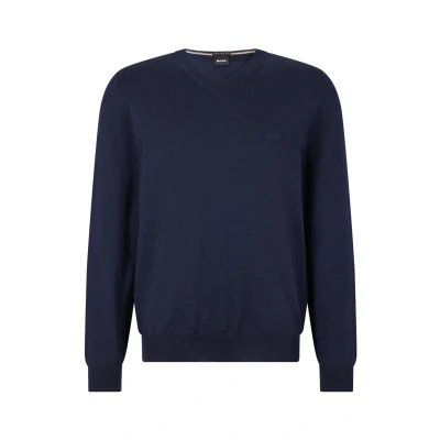 Abbildung von BOSS Baraml Strickpullover, Herren, Größe: XXL, Dark blue four