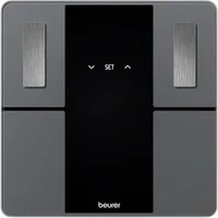 Abbildung von BEURER Körper Analyse Waage BF 500 Super Black Edition Diagnosewaage Bluetooth®