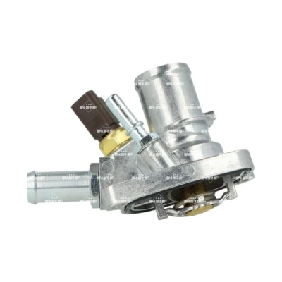 Abbildung von NRF 725430 Kühlwasserthermostat mit Sensor integriertes Gehäuse FIAT: Grande Punto Schrägheck, Doblo II Kasten / Kombi, Kombi