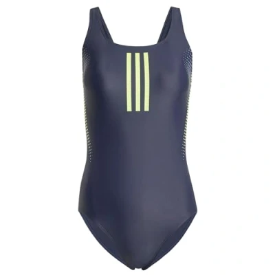 Abbildung von adidas Performance 3STRIPES Graphic Vback Badeanzug, Damen, Größe: 40, Legend ink