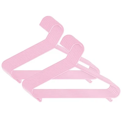 Abbildung von Bieco Kleiderbügel Kinder 16 St. Rosa Länge ca. 30 cm Baby Kunststoff Organiser Für Kleiderschrank Clothes Hangers