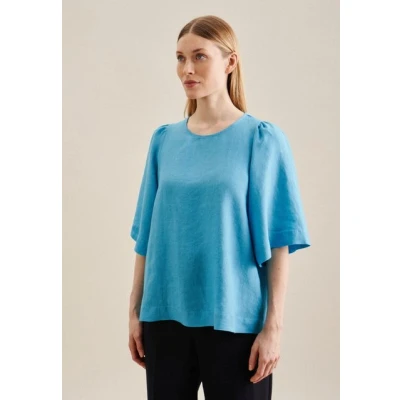 Abbildung von Seidensticker Schwarze ROSE Bluse, Damen, Größe: 42, Turquoise