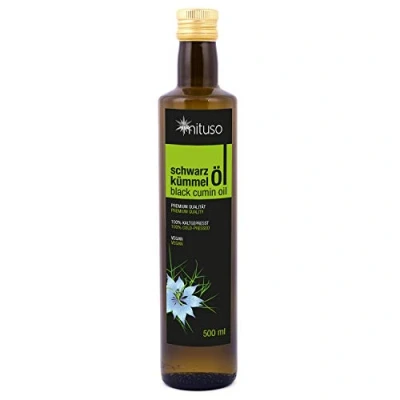 Abbildung von mituso Bio Schwarzkümmelöl, kaltgepresst, 1er Pack (1 x 500ml)