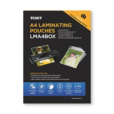 Abbildung von Texet Laminierhüllen A4 in Geschenkbox