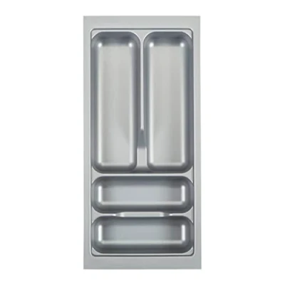 Abbildung von SO TECH® Besteckeinsatz ORGA BOX® I silbergrau für Blum Tandembox u. ModernBox, ModernBox mit Korpusbreiten 300 1200 mm