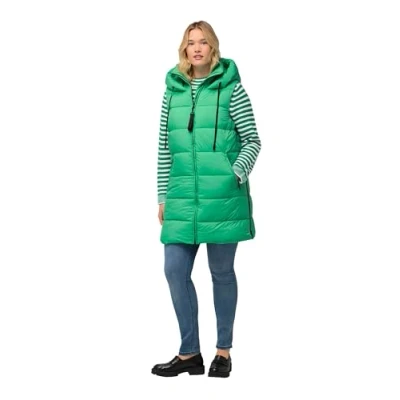 Abbildung von Ulla Popken Steppweste HYPRAR Long 2 Wege Zipper