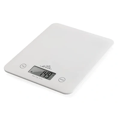 Abbildung von eta Küchenwaage ETA277790000 Lori weiß, (1 tlg), bis 5kg, Genauigkeit 1g, LCD Display, TARE