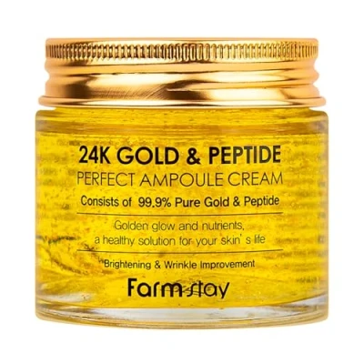 Abbildung von FARMSTAY Gold &amp; Peptide Perfect Ampoule Cream, anti age, creme