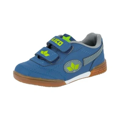 Abbildung von Lico Unisex Kinder Bernie V Hallenschuhe, Marine Grau Lemon, 39 EU