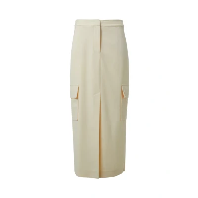 Abbildung von comma casual identity Alinienrock, Damen, Größe: 32, Beige