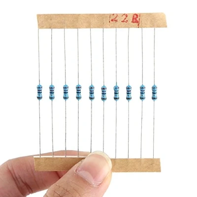 Abbildung von Widerstandspaket 560 stücke Metall Widerstände Sortiment Elektronische Komponenten 56 Arten 1/4 Watt 1 10 Mt ohm DIY Kit