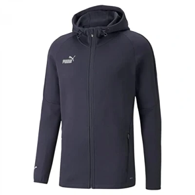 Abbildung von Haube Puma Teamfinal Casuals Hooded Jkt. Blau. Herren