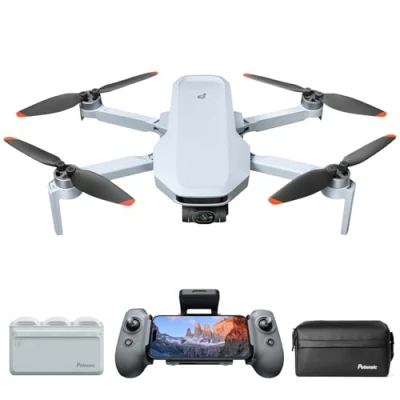 Abbildung von Potensic ATOM 2 GPS Drohne mit Kamera, 4K HDR Video, 8K Foto, 10KM Übertragung, &lt; 249g, 3 Achsen Gimbal, AI Folgen/AI Nacht/QuickShots/Vertikale Aufnahmen, Akkus 96 Min. Flugzeit, C0, für Erwachsene