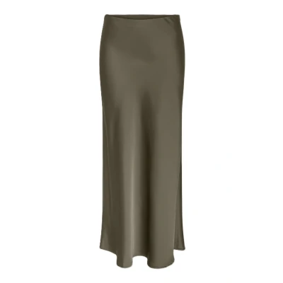Abbildung von YAS Yaspella Skirt Maxirock, Damen, Größe: XS, Capers