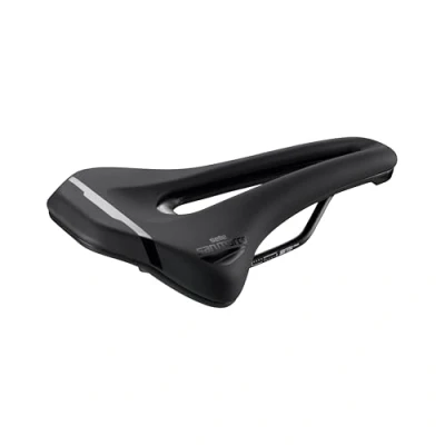 Abbildung von Selle San Marco Ground Sport Mountainbikesattel, Off Road, MTB Fahrradsattel, Carbonstahl Gestell, Anatomisches Loch Größe L3, Schwarz