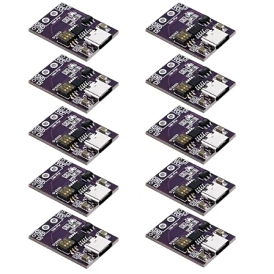 Abbildung von 10 Stück QC/PD/AFC Netzteil Trigger Modul: USB C, 5 V, 9 12 15 20 DC Spoof Scam Fast Charge Polling Detector, Schnellladeauslöser, PD Notebook Wechselboard Modul