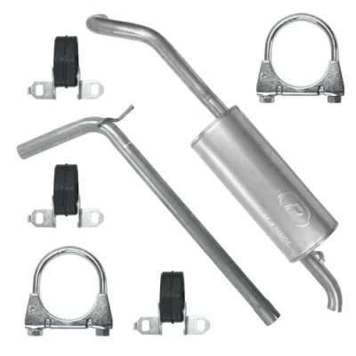 Abbildung von Schalldämpferset Auspuffanlage Auspuff für VW Polo 5 V 6R 2009 06/2017 1.2 TDI 1.6